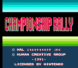 Championship Rally (Europe)